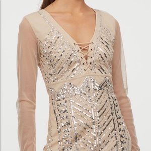 H&M sequin party dress